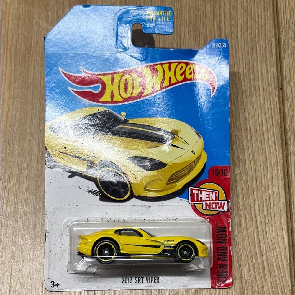 Hot Wheels Yellow 2013 SRT Viper Toy Car